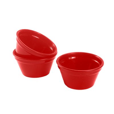 Ramequim Cheff 90ml Vermelho em Silicone