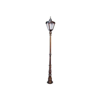 Poste Romano para Jardim de Alumínio Com 01 Luminária 2,20m