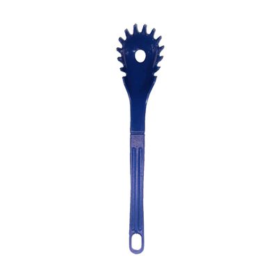 Colher Pegador de Macarrão Nylon Talher Utensílio Azul 28cm