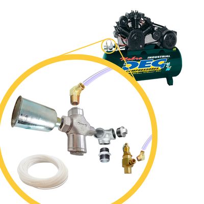 Kit Sistema Contínuo Compressor de Ar Baixa Pressão Todos os Modelos