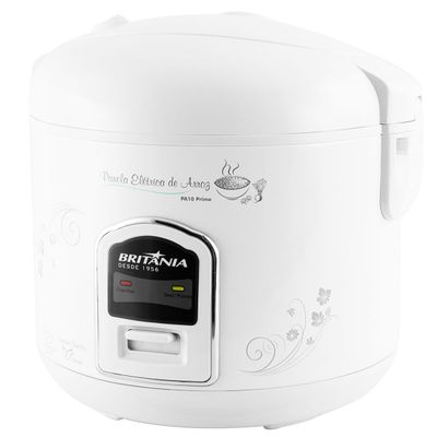 Panela de Arroz Elétrica Britânia 10 Xícaras 4L PA10 Prime 127V