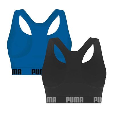 Kit 2 Tops Puma Nadador Sem Costura Feminino G