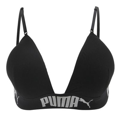Top Puma Soutien Triangulo Com Bojo M / Preto