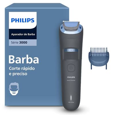 Aparador de Barba BT3617/15 Lâmina Autoafiável Philips Preto / Bivolt