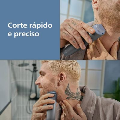 Aparador de Barba BT3617/15 Lâmina Autoafiável Philips Preto / Bivolt