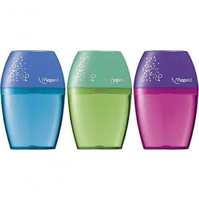 Apontador 1 Furo Maped Shaker Cores