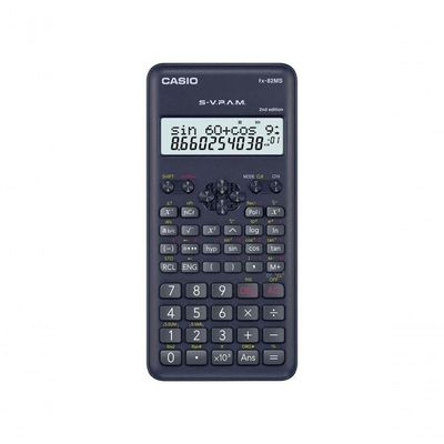 Calculadora Científica 12 Dígitos Preta Fx-82ms
