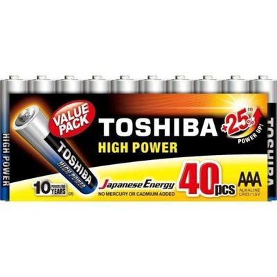 Pilha Alcalina Aaa Toshiba C-40