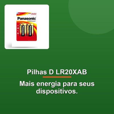 Pilha Alcalina D Lr20xab C-2