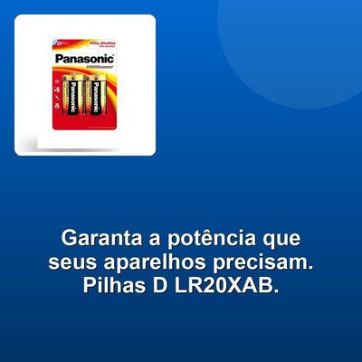 Pilha Alcalina D Lr20xab C-2