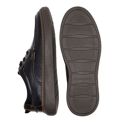 Kit Sapatênis Democrata Denim Clash Masculino + Par de Meia 39 / Preto