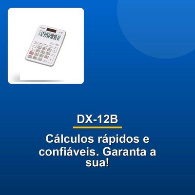 Calculadora Mesa Dx-12b Branca