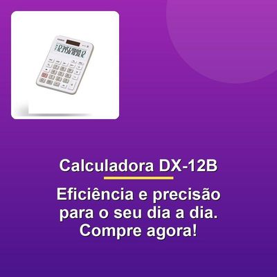 Calculadora Mesa Dx-12b Branca