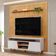 Rack Para Sala Eva Com Painel Ripado Tv 75 Pol Lexa D05 Cedro Bali - Lyam Decor