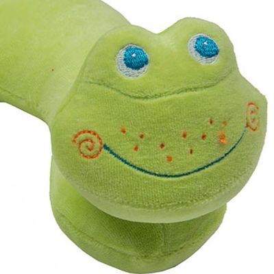 Travesseiro de Pescoço - Sapinho - Verde - Antialérgico - Bichos de Pano