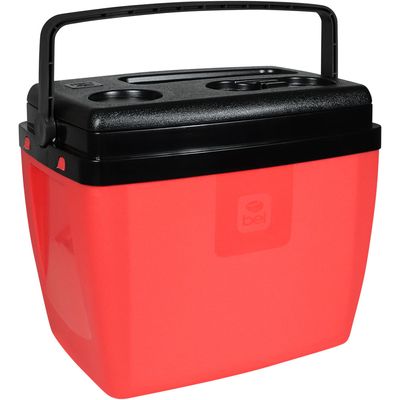 Caixa Térmica 19 Litros Vermelha e Preta Bel Único / Vermelho
