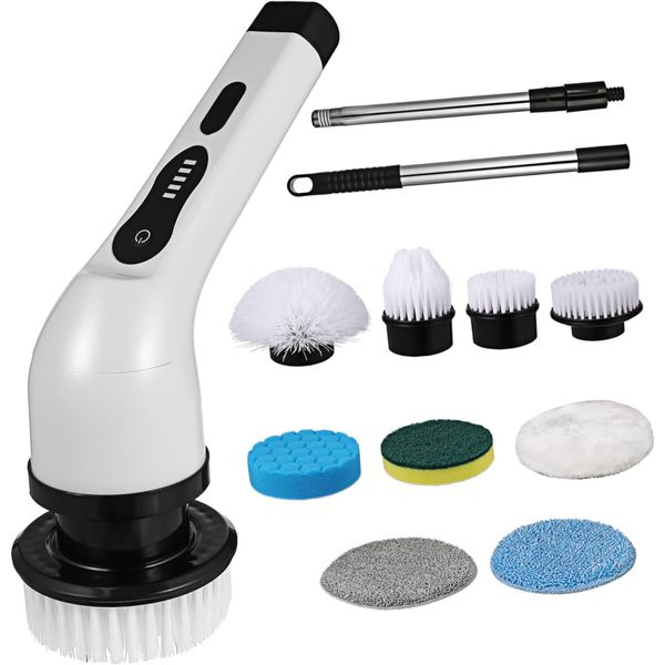 Purificador giratório elétrico sem fio 9 cabeças de limpeza de reposição à prova d'água escova de limpeza Purificador giratório elétrico sem fio 9 cabeças de limpeza de reposição à prova d'água escova de limpeza