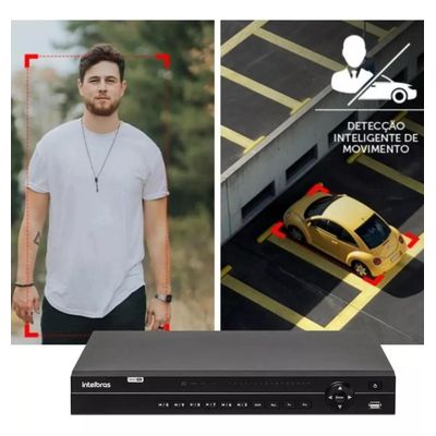 Dvr Gravador de vídeo 32 canais Intelbras MHDX 1232 + HD 6TB