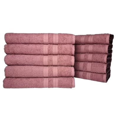 10 Toalhas Super Felpudas Grande e Grossa 80x150 Rosê