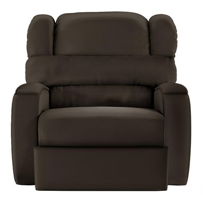 Poltrona do Papai Sala de Cinema Reclinável Kylie Manual PU Marrom G23