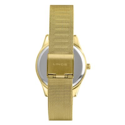 Relógio Lince Feminino Ref: Lrgj178l36 N2kx Casual Mesh Dourado