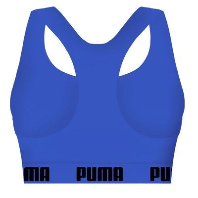 Top Puma Nadador Sem Costura Feminino M / Azul
