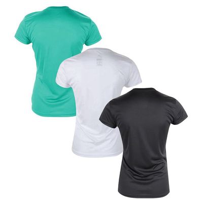Kit 3 Camisetas Penalty X Feminina GG / Branco e Verde