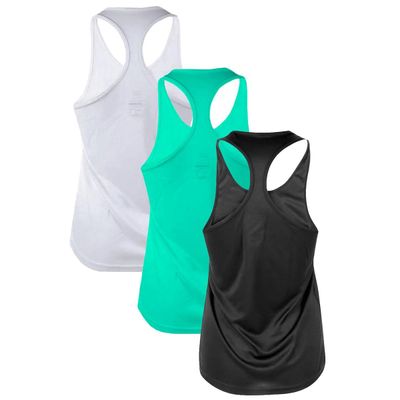 Kit 3 Regatas Penalty X Feminino P / Branco e Verde
