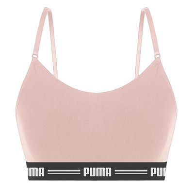 Kit 2 Tops Puma Modal Stretch Feminino G / Bege