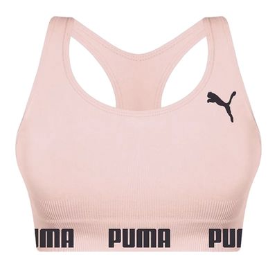 Kit 3 Tops Puma Nadador Sem Costura Feminino GG / Rosa/Roxo