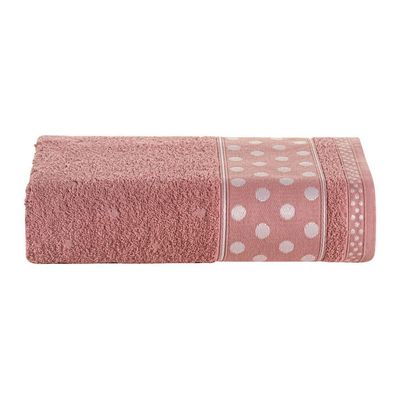 Jogo de Banho Petit Poá 05 Peças - Rosa Chá
