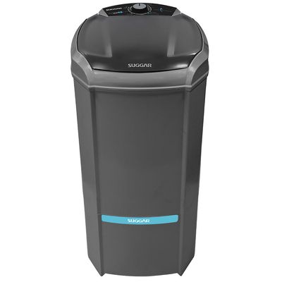 Tanquinho Suggar 15Kg Lavamax Eco LE1521PR com Dispenser Para Sabão e Desligamento Automático Prata / 110v