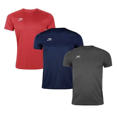 Kit 3 Camisetas Penalty X Masculino P / Vermelho/Azul