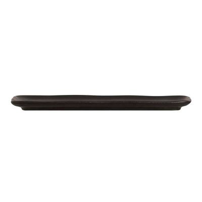 Conjunto de Travessas Retangulares Médias Orgânico Preto Matte 33x13cm 4 peças Porto Brasil Preto
