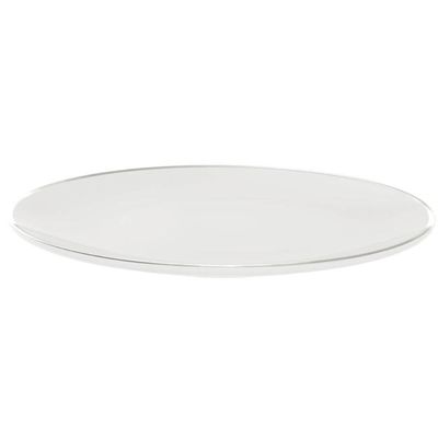 Prato Raso Tramontina Atena em Porcelana Decorada 28cm Mesa Posta Servir Jantar