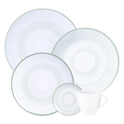 Aparelho de Jantar Tramontina Lineare 20 Peças em Porcelana
