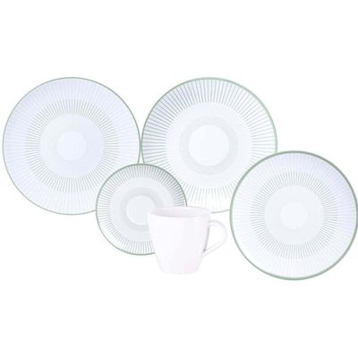 Jogo Aparelho de Jantar 30 Peças Tramontina Lineare Porcelan