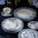 Aparelho de Jantar em Porcelana Decorada 24 Peças Tramontina Azzura 6 pessoas Mesa Posta