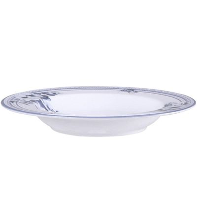 Aparelho de Jantar em Porcelana Decorada 24 Peças Tramontina Azzura 6 pessoas Mesa Posta