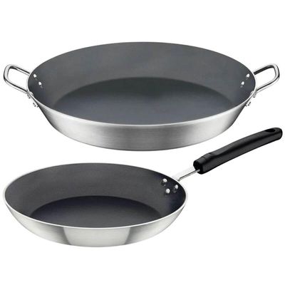Jogo Paellera e Frigideira Tramontina Profissional Alumínio Antiaderente Starflon Premium Cozinha