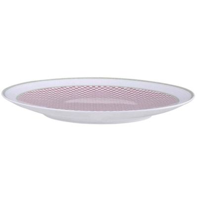Jogo 6 Pratos Raso Tramontina Positano Mesa Posta Porcelana