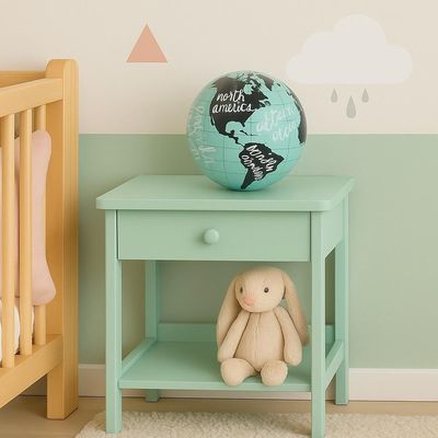 Globo Terrestre Luminaria Decorativa Mapa Mundi Iluminacao Led E Movimento Automatico Escritorio Quarto Sala Vintage Ver