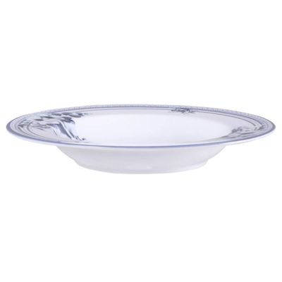 Prato Fundo 23cm Tramontina Azzura Porcelana Decorada 330ml Servir Sopas Calados