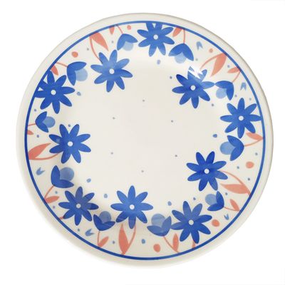 Prato de Sobremesa de Cerâmica Donna Sossego 18cm 6 Unidades - Biona 135747