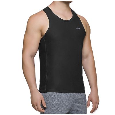 Regata Selene Dry Fit Masculina GG / Preto
