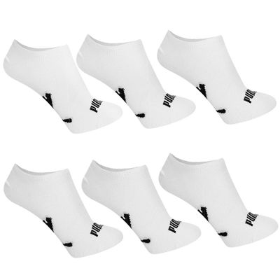 Kit 6 Pares de Meia Puma Sapatilha Esportiva 39-43 / Branco