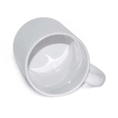 Kit 6 Caneca Ceramica Branca 325ml Conjunto Porcelana Classe Aaa Para Dtf Uso Diario Brinde Luxo Premium