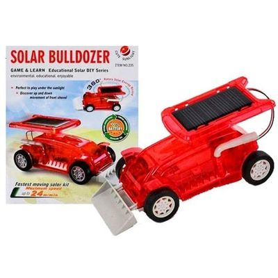 Kit Montagem Carrinho Solar Brinquedo De Montar Robotica Robo Carro Educativo Placa De Energia