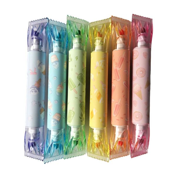 Marca Texto 6 Cores Com Cheiro Doce SK1417 - Skypaper
