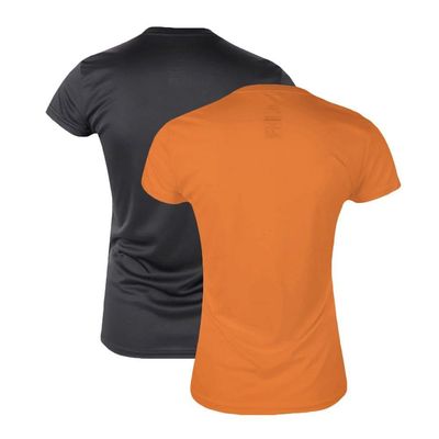 Kit 2 Camisetas Penalty X Feminina P / Laranja e Preto
